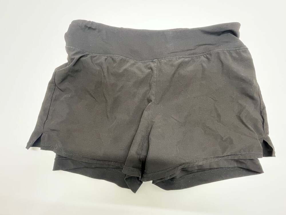 90 Degree By Reflex Athletic Shorts Size M Black Double Layer Running